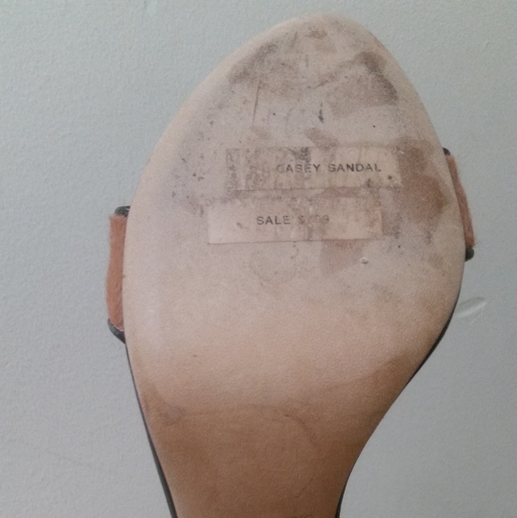 CLUB MONACO Casey Calf Hair suede Sandals, 40.5 - Picture 7 of 8